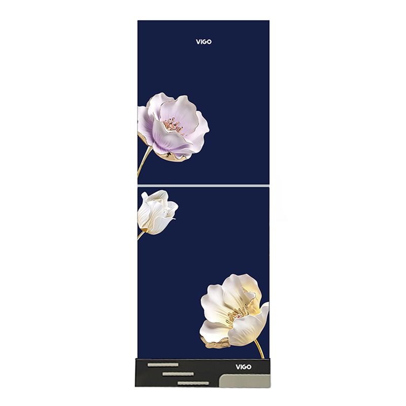 ViGo GD Refrigerator RE-185L Lotus White FL-BM